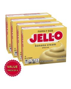 Instant Pudding & Pie Filling, Banana Cream, 6 servings (pack of 4)