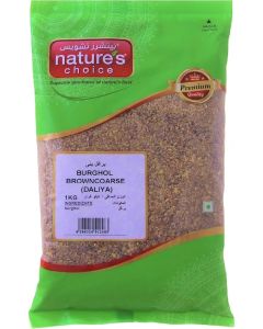 Natures Choice Burghol Brown Coarse (Daliya) 1 Kg