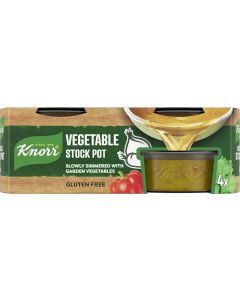 Knorr Vegetable Stock Pot - 4 Pack of 28g Each, Gluten Free