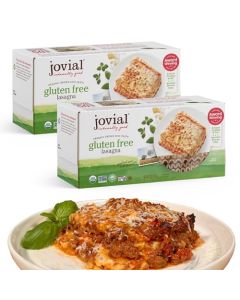 Jovial Gluten Free Lasagna Noodles Organic Brown Rice Lasagna Pasta Whole Grain Pasta Dairy and Glyphosate Free Made in Italy 9 Oz 2 Pack