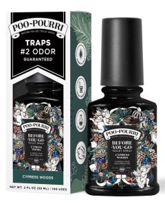 PooPourri BeforeYouGo Toilet Spray Cypress Woods 2 Fl Oz Cypress Pine and Fresh Air