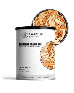 AWAFI MILL Orange Peel Strips – Dried Tangerine Peel (Chenpi Style) / Zesty Citrus Ribbons for Teas and Infusions, Baking, Marmalade, Spice Blends, Sauces and Garnishes - 100 g / 3.5 Oz