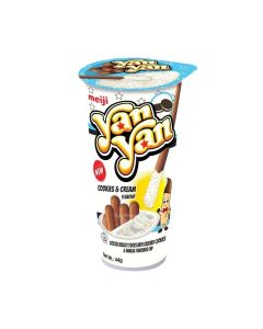 Meiji Yan Yan Cookies & Cream Biscuit Sticks with Dip - 44g