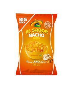 Nacho Chips Bbq 180G, Corn Tortilla Chips For Dips Parties And Snacking