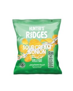 Sour Cream & Onion Ridges Thin Cut Potato Chips