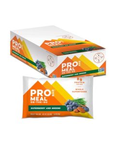 PROBAR MEAL Bar Superberry Greens NonGMO GlutenFree Healthy PlantBased WholeFood Ingredients Natural Energy 12 Count