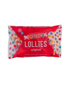 Smarties Double Lollies Gluten Free Peanut Free Fat Free Assorted Fruity Flavors Lollipops Low Calorie Perfect for Birthdays Parties Made by US Candy Company Since 19499 oz Bag Pack of 1