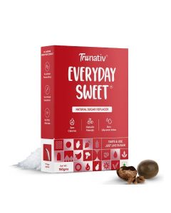 Trunativ Everyday Sweet / Erythritol & Monkfruit Sweetener Powder Loose Sugar Like Sweetener / Zero-Calorie Sugar Substitute / 1:1 Sugar Replacer for Cooking & Baking / Keto & Diabetic Friendly / 150g (Pack of 1)