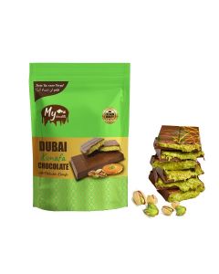 Dubai Chocolate Kunafa and Pistachio Pouch 100g