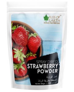 Bliss of Earth 17.06 oz Strawberry Powder No Added Sugar, Artificial Color Best for Backing, Drinking, Juice Milkshake for kids Loving It 500gm