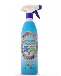 ECOLYTE+ Meat & Seafood Disinfectant, HOCL, Hypochlorous Acid Cleaner, Electrolyzed Water, 100% Natural, Odor Removal, Extend Freshness, Kills 99.99% of Bacteria & Viruses, Non-Toxic (1 Liter)