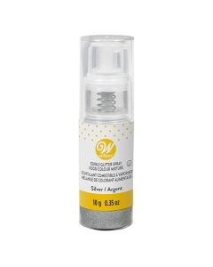 Wilton Edible Silver Glitter Spray 035 oz