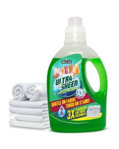 Green Liquid Laundry Detergent – 2 Litres, Powerful Deep Clean Formula, Fresh Scent, Suitable for All Washers
