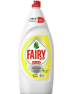 Plus Lemon Dishwashing Liquid With Alternative Power To Bleach 1.25Liters
