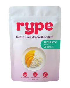 Rype Freeze Dried Mango Sticky Rice – Authentic Thai Dessert Snack