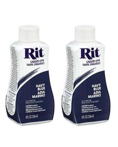 Rit Dye Liquid Fabric Dye 8 Ounce Navy 2 Pack