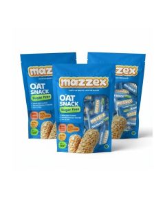 Mazzex Sugar-Free Oat Snack – Pack of 3 (120g Each, Total 360g)