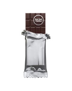 Foilman Heat Seal Bags Metallized For Chocolate Bar Wrapping With Tear Notches 100 Pack 2 34 x 6 34 Silver
