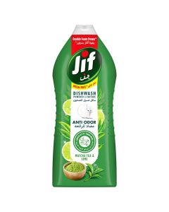 Anti Odor Dishwashing Liquid For Grease Removal Matcha Tea And Lime Double Foam Power