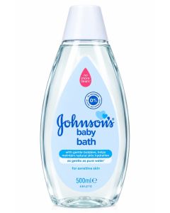 Johnson's Baby Bath - With Gentle Bubbles to Help Maintain Natural Skin Hydration - As Gentle As Pure Water - 500ml