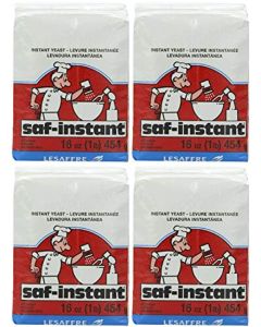 SAF Instant Yeast 1 Pound Pouch 4 Pack