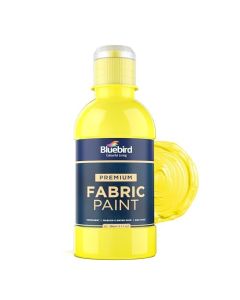 BLUEBIRD Fabric Paint Lemon Yellow 85 Fl Oz Permanent Fabric Paints for Clothes Furniture Upholstery