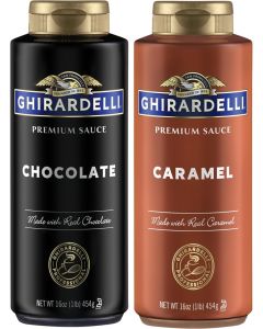 Ghirardelli Chocolate & Caramel Sauces 16 Oz Squeeze Bottles