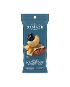Sahale Snacks Berry Macaroon Almond Trail Mix 15 oz Grab Go Bag 18 Pack DryRoasted Deluxe Mixed Nuts Coconut Blueberries Apples NonGMO Kosher Trail Mix Certified GlutenFree Snacks