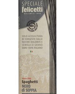 Felicetti Squid Ink Spaghetti - 500g of Authentic Italian Pasta
