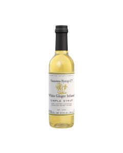 Sonoma Syrup Co White Ginger Infused Simple Syrup 127 fl oz for Cocktails Tea and Baking Hand Crafted in the USA