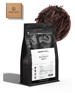 AWAFI MILL Ratanjot Root / Pure Alkanna Tinctoria / Natural Culinary Coloring and Herbal Use / Premium Sun-Dried Quality - 500 g / 17.6 Oz