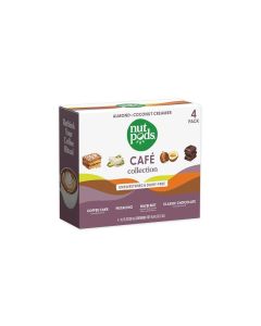 nutpods Cafe Collection Unsweetened Non Dairy Creamer Coffee Cake Pistachio Hazelnut and Classic Chocolate Keto Creamer Whole30 Gluten Free NonGMO Vegan Sugar Free Kosher 4Pack