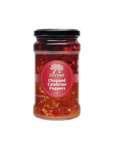 DIVINA Peppers Chopped Calabrian Peppers 1Pack