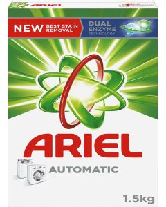Ariel Automatic Powder Laundry Detergent, Original Scent, 1.5 KG
