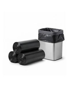Premium 30 Gallon Garbage Bags (60 Count, Pack of 3) – Heavy Duty Drawstring Trash Bags, Leak-Proof & Tear-Resistant Bin Liners for Kitchen, Office, and Yard Waste (60x90 cm, Black)
