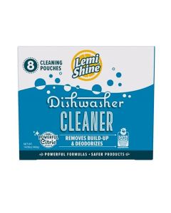 Lemi Shine Natural Dishwasher Cleaner Hard Water Citric Acid Cleaning Powder Lemon Scented EcoFriendly Dishwasher Cleaner Deodorizer 1408 oz 8 Pack
