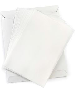 MeganJDesigns Wafer Paper - 12 Sheets Pack, Edible Printable A4 Size 8.3" x 11.7"