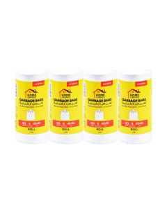 5 Gallons, Garbage Bags Roll, Size 45*52, Pack of 4(120 Garbage bags), Office Bin Bags, XX Small Bin Bags