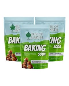 Baking Soda For Food & Cleaning Purpose, 2.5kg, Pure Sodium Bicarbonate for Baking, Cleaning, and Deodorizing, Food Grade, Non-GMO, Eco-Friendly pack of 3