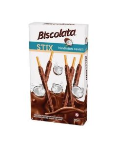 Biscolata Stix Coconut Chocolate Coated Biscuit Sticks – 36g