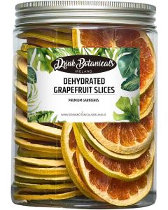 Drink Botanicals Ireland Natural Dehydrated Grapefruit Slices - 140g for Cocktails, Baking, and Decorations