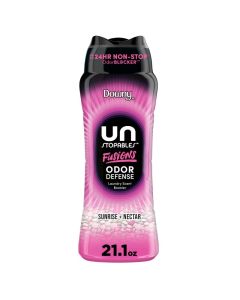 Downy Unstopables Fusions Odor Defense In-Wash Laundry Scent Booster Beads, Sunrise + Nectar Scent, 21.1 OZ, 2-in-1 Laundry Beads for Odor Defense