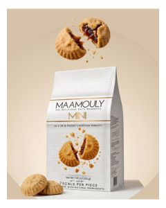Maamouly - Dates Maamoul / Box of 10 Mini / Zero Processed sugar - 100% Natural- 200 Gram