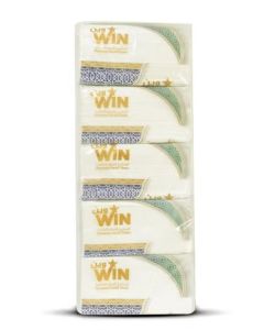 Nylon Facial Tissue Paper 1 Ply x 600 Sheets Pack of 5