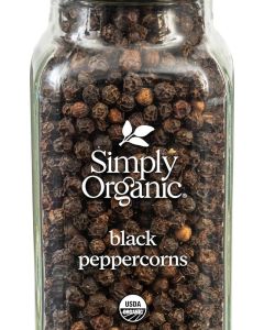 Simply Organic Black Peppercorns - 2.65 Oz