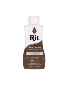 Rit Dye Liquid Wide Selection of Colors 8 Oz Dark Brown