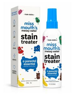 Messy Eater Stain Treater Spray, 120ml (4 Fl Oz), Fast-Acting Fabric Stain Remover for Clothes & Bibs, Baby Food Stain Cleaner, Easy Spray Formula for Removing Food, Drink & Everyday Stains, Convenient Laundry Care Solution for Home, Travel & Daily Use