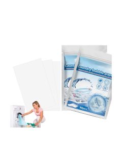 Biodegradable Laundry Sheets, 60 Pack, Eco-Friendly Detergent for Sensitive Skin, Zero Waste Cleaning Solution
