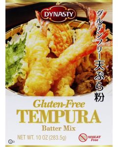 Dynasty Gluten Free Tempura Batter Mix, 10 Oz - Perfect for Light and Crispy Dishes