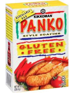 Kikkoman Gluten Free Panko Style Coating, 8 oz - Perfect for Baked and Sauteed Dishes